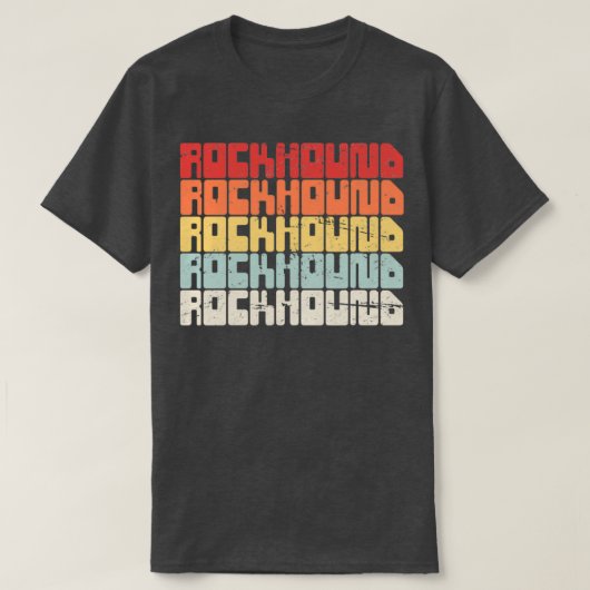Retro Rock Collections Rockhound T-Shirt (Design vorne)