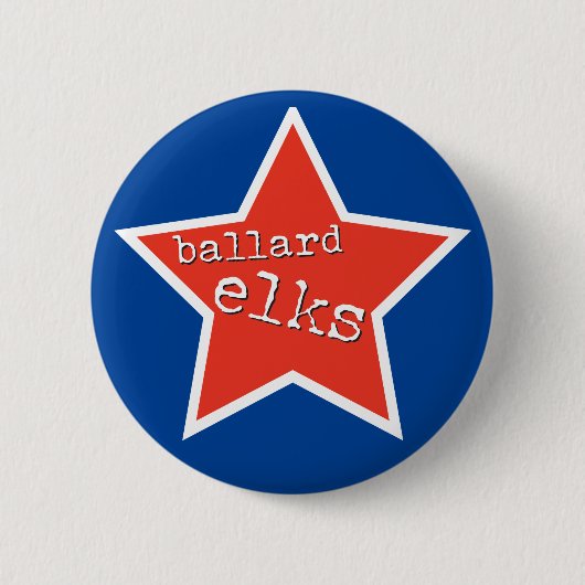 Retro Rock Elks Button (Vorderseite)