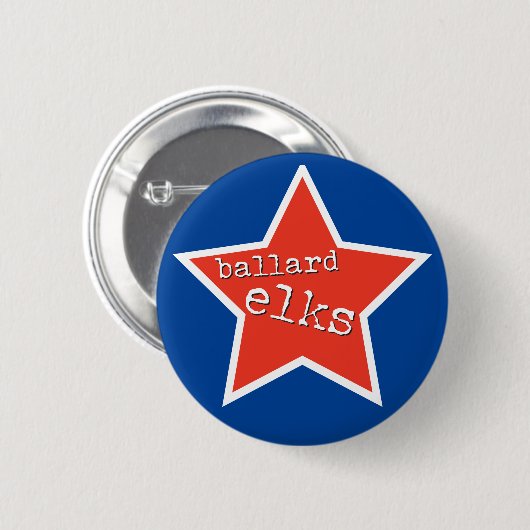 Retro Rock Elks Button (Vorne & Hinten)