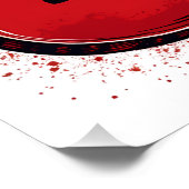 Retro Rock Gitarre Klassische Musik Nostalgie Desi Poster (Ecke)