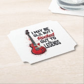 Retro Rock Gitarre Klassische Musik Nostalgie Desi Untersetzer (angewinkelt)