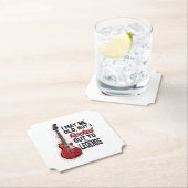 Retro Rock Gitarre Klassische Musik Nostalgie Desi Untersetzer (Vor Ort)