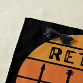 Retro rock Las Vegas Beach Handtuch (Beispiel)