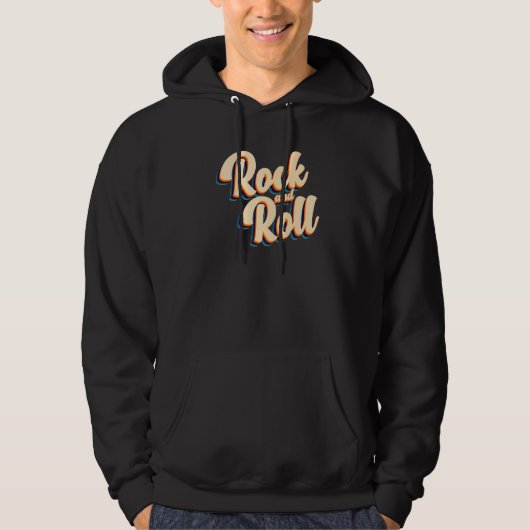 Retro Rock 'n' Roll 2 Hoodie (Vorderseite)