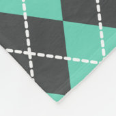 Retro Rock n Roll Schallplatten-Fleece-Decke Gesch Fleecedecke (Ecke)