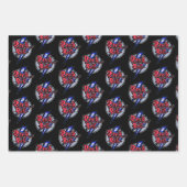 Retro Rock & Roll Collection Geschenkpapier Set (Vorderseite)