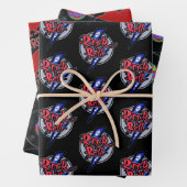 Retro Rock & Roll Collection Geschenkpapier Set (Beispiel)