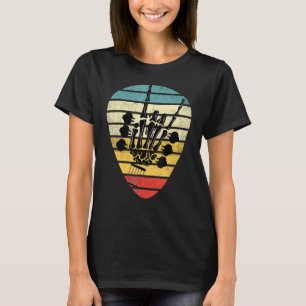 Retro Rock & Roll Skeleton Vintage Gitarrenmusik T-Shirt
