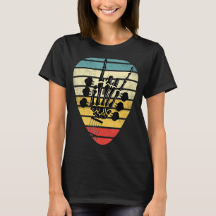 Retro Rock & Roll Skelett Vintage Gitarrenmusik T-Shirt