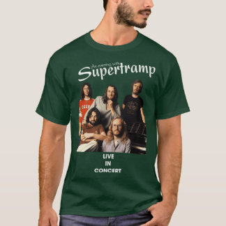 Retro Rock Supertramp Live im Konzert lustiges Mäd T-Shirt