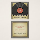 Retro Rock Vinyl Record (Vorne & Hinten)