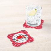 Retro-Rockabilly-Themenhochzeit Untersetzer (Vor Ort)