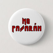 Retro Rocker - Kein Pasaran Button (Vorderseite)