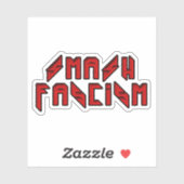 Retro Rocker - Schmutz Faschismus Aufkleber (Blatt)