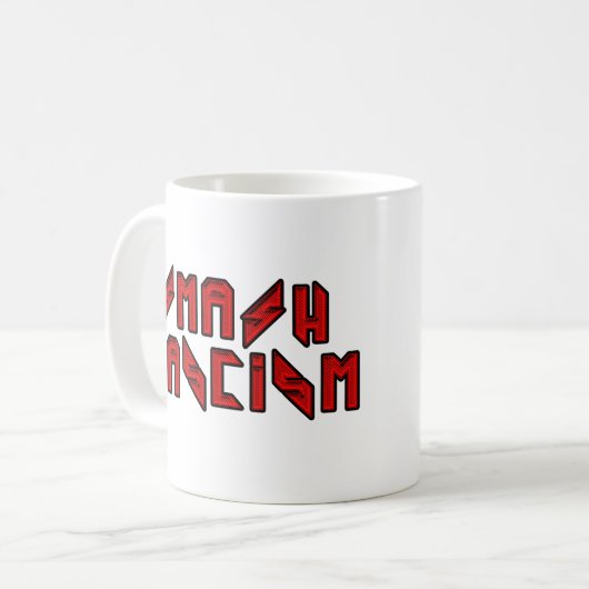 Retro Rocker - Schmutz Faschismus Kaffeetasse (Vorderseite Links)