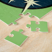 RETRO ROCKET SHIP ILLUSTRATION JIGSAW PUZZLE (Seite)