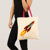 Retro Rocket Tragetasche (Vorderseite (Produkt))
