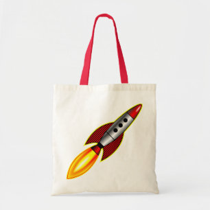 Retro Rocket Tragetasche