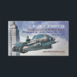 Retro Rocketeer-Visitenkarten Visitenkarte<br><div class="desc">Raketentechnik? Nicht eine Frage. Diese Visitenkarte wird gerade auf die keine abgehaltenen Griffe, Kinnbacken-, stählernen thewed und heroischen Raketenpiloten des Jutting der Zukunft abgezielt, die nie war. Lassen Sie die Propellerköpfe an ihren Tafeln festhalten. Einige von uns - wie Ihnen! - werden bedeutet, die spaceways weg zu sprengen und zu...</div>