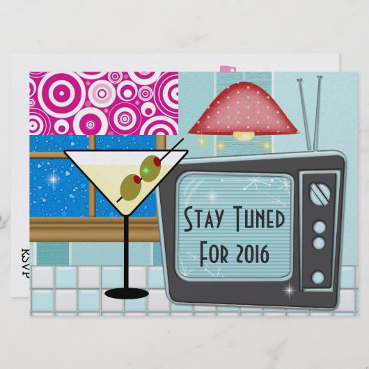 Retro Rockin des neuen Jahres - SRF Einladung (Vorne/Hinten)