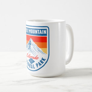 Retro Rocky Mountain National Park Colorado Wander Kaffeetasse