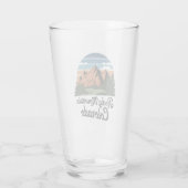 Retro Rocky Mountain Nationalpark Glas (Rückseite)