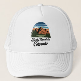 Retro Rocky Mountain Nationalpark Truckerkappe