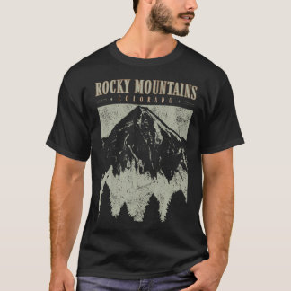 Retro Rocky Mountains Nationalpark Colorado T-Shirt