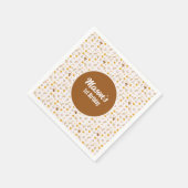 Retro Rodeo Cowgirl Cowboy Bohemisch Geburtstag Serviette (Ecke)