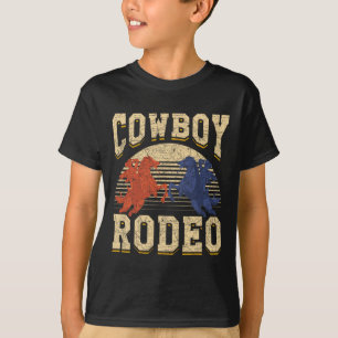 Retro Rodeo Texas Western Reitstrecke T-Shirt