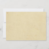 Retro Rodeo Western Cowboy Baby Dusche Foto Einladung (Rückseite)