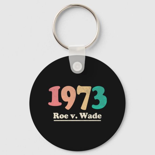 Retro Roe / Wade Roe / Wade Schlüsselanhänger (Vorderseite)
