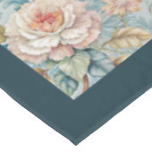 Retro-Rokoko-Tischdecke mit grässlichen Blume Tischdecke (Schrägansicht)