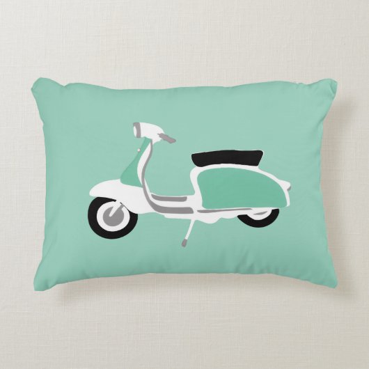 Retro-Roller Dekokissen (Vorderseite)