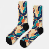 Retro Roller Disco Socken (Linkes Detail)