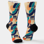 Retro Roller Disco Socken (Gewinkelt)