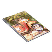 Retro-Roller-Foto Notizbuch Notizblock (Rechte Seite)
