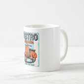Retro Roller Kaffeetasse (VorderseiteRechts)