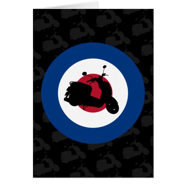 Retro Roller-Karte (Vorne)