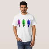 Retro Roller-Popkunstversion T-Shirt (Vorne ganz)