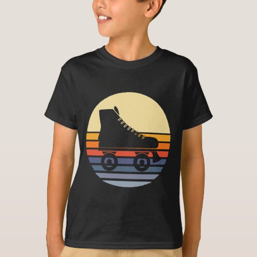 Retro Roller Roller Skate T-Shirt (Vorderseite)