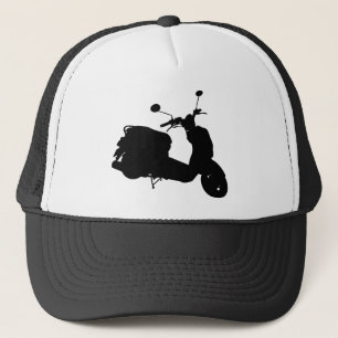 Retro Roller-Silhouette-Kappe Truckerkappe