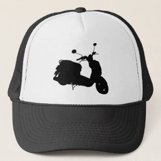 Retro Roller-Silhouette-Kappe Truckerkappe