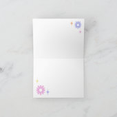 Retro-Roller-Skate Dankeskarte (Innenseite)