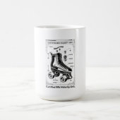 Retro Roller Skate T-Shirt Kaffeetasse (Mittel)