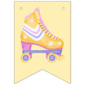 Retro-Roller-Skate Wimpelkette (Erste Fahne)