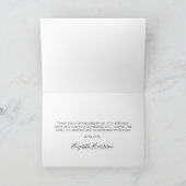 Retro Roller Skaten Birthday Party Dankeskarte (Innenseite)