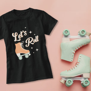 Retro Roller Skaten Birthday Party T-Shirt