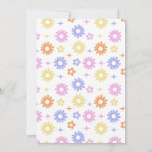 Retro Roller Skaten Disco Geburtstagsparty Einladung (Rückseite)