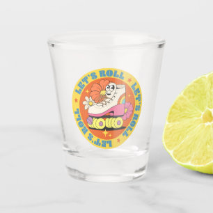Retro Roller Skaten Schnapsglas